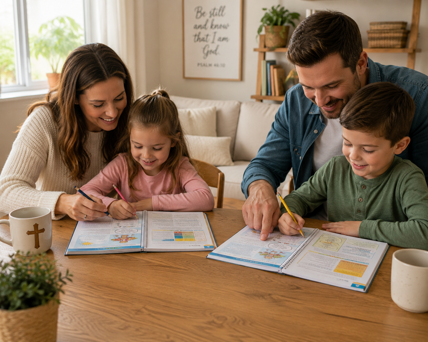 Bible Study Workbook With Lessons, Activities & Quizzes