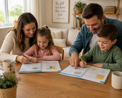 Bible Study Workbook With Lessons, Activities & Quizzes